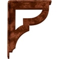 thumbnail image 3 of Ekena Millwork 2"W x 7 1/2"D x 10"H Bradford Wrought Iron Bracket, (Triple center brace), Antiqued Copper, 3 of 10