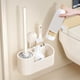 thumbnail image 1 of Toilet Suction Cup Toilet Brush Non Perforated Household Toilet Brush Toilet Cleaning Set Big Brush And Small Brush, 1 of 6