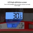 thumbnail image 2 of Eigraketly Termómetro de cocina de acero inoxidable Café Carne Medidor digital de temperatura de alimentos Gadget para freír aceite Accesorios de cocina Pantallas optoelectrónicas Rojo Eigraketly TO009545-01, 2 of 6