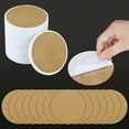 thumbnail image 3 of Qomolangma 144 Pcs 4.05 Inch Round Ceramic Tiles Coasters With Cork Backing Pads Sublimation Blanks, 3 of 5