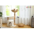 thumbnail image 2 of Árbol para Gatos MUTTROS Moderno para Gatos Grandes con Condo Acogedor Blanco, 2 of 9