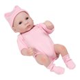 thumbnail image 1 of Muñeca bebé renacida de 10 pulgadas, cuerpo de vinilo, muñecas de baño lindas y realistas con ojos acrílicos, cara y cabello pintados a mano, muñeca bebé niña con un hermoso atuendo rosa, 1 of 6