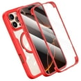 thumbnail image 4 of Elegant Choise Case with Built-in Screen Protector for iPhone 16 Pro Max/16 Pro/16 Plus/16 Full Coverage Phone Cover, Red, 4 of 14