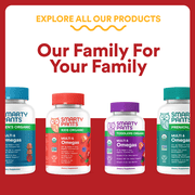 حلوى SmartyPants Adult Multi Plus Multi & Omega-3s، تركيبة جديدة ومحسنة، نفس العناصر الغذائية الممتازة، 90 قطعة