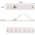 thumbnail image 3 of LAICAIW Removable and Reusable Cell Phone Grip Strap, Telescopic Finger Strap Bracket Universal Silicone Phone Stand Holder with Portable Phone Finger Stretching Loops (White), 3 of 7