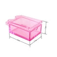 thumbnail image 3 of Miangastore 1 Set Acrylic 20-Grid Nail Art Storage Box Removable Dividers Flip-Top Transparent Bead Container For Nail Charms Removable Storage Box, 3 of 9
