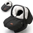 thumbnail image 1 of Cubierta de Invierno para Silla de Auto de Bebé TinlyFinly Negra, 1 of 8