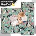 thumbnail image 4 of Boston Terrier Floral Flowers Toddler Nap Mats for Kids Preschool,Sleeping Mat Bag or Kids,Toddler Sleeping Bag,Toddler Nap Mat or Daycare, 4 of 6