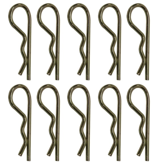 RAParts 251412 Set of 10 Universal Products Hair Pin Clips 5/32" Diameter Wire 2-15/16" Long Hair Pin