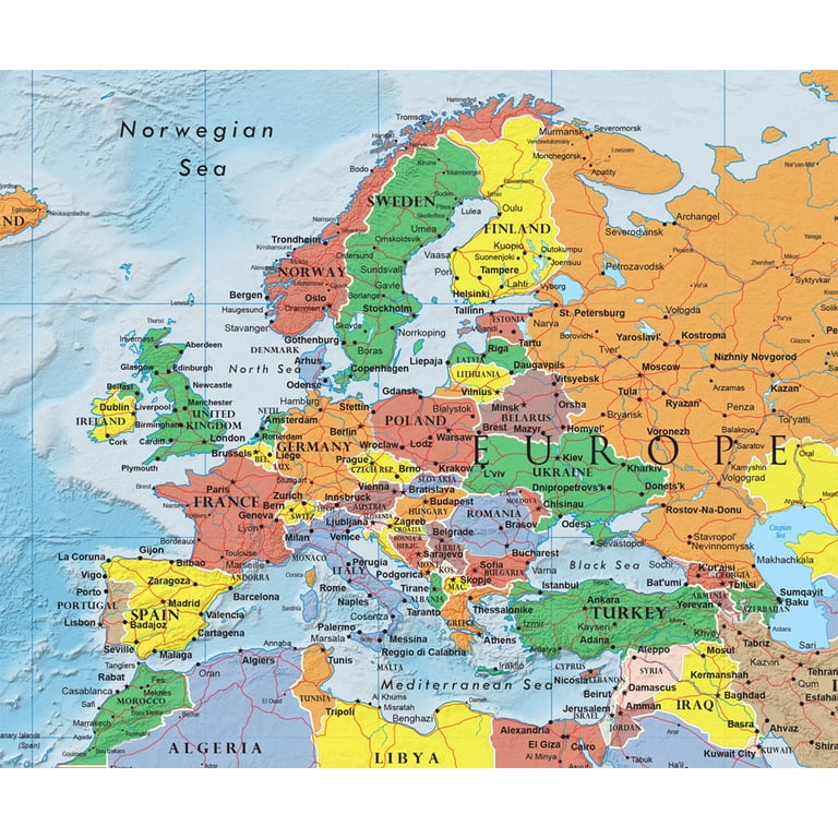 Swiftmaps World Premier Wall Map 24