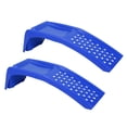 thumbnail image 1 of QinaQin 2 Ton Heavy Duty Solid Steel Car Ramps, 2-Pack 8 Inch Lift Vehicle Service Ramps, 4000 LBS Per Ramp for Maintenance and Oil Change, 1 of 9