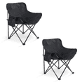 thumbnail image 1 of Sillas Plegables para Camping para Playa Pesca y Exteriores de Lona Impermebale Ligera - Sillas para Exterior Ergonomica con Estructura de Acero y Funda Transportadora Set 2 Sillas, 1 of 1