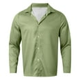 thumbnail image 4 of Men Slim Fit Dress Shirt Long Sleeve Button Down Formal Casual Shirt for Business Wedding Party Everyday Wear, 4 of 5
