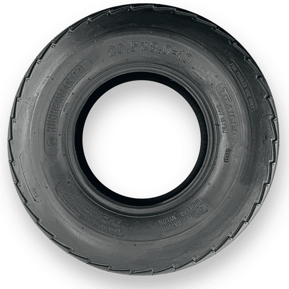 RubberMaster 20.5x8.0-10 (205/65D10) Highway Rib 6 Ply Tubeless