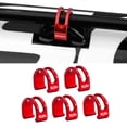 thumbnail image 3 of koolsoo Clips de Conduite de Frein en Aluminium à Pression en Forme de U Boucle de Tube Fixe Rouge, 3 of 9