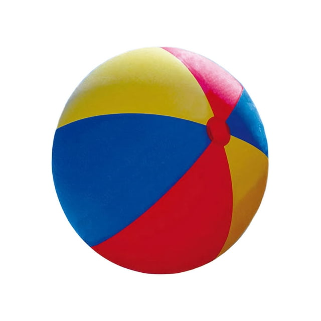 Naiovety El fútbol conveniente del PVC inflable pasó las bolas de fútbol de la bola de las pruebas 6P y 7P portátiles Deportes y aire libre pelota de playa 80cm