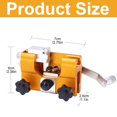 thumbnail image 3 of Chain Sharpener Portable Hand Crank Chain Sharpener Set for Chainsaw Chain Sharpening Fast Accurate Guided Grinding System Wide Compatibility Aluminum Alloy Construction Outdoor , Chain Grinder *1, 3 of 7