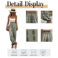 thumbnail image 5 of Cuteduck Women's Pants Spring Summer Fall NA NA Drawstring Wide Leg Lounge Bohemian Casual Trousers S-XL, 5 of 9