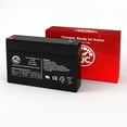 thumbnail image 2 of AJC Battery Compatible with Panasonic LC-R061R3P 6V 1.3Ah Sealed Lead Acid Battery, 2 of 6