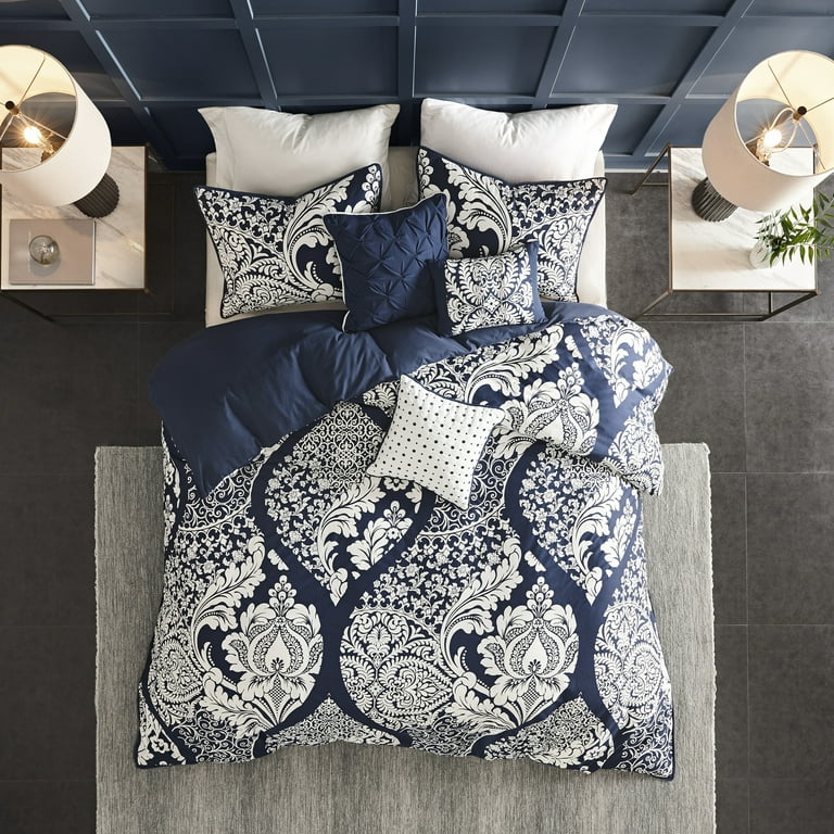 Madison Park Essentials Cozy Bed in a Bag Reversible Comforter with