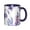 NavyBlue, variant on Butterfly Lavender Coffee Mug Fun Custom Ceramic Mugs 11oz Black