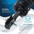 thumbnail image 5 of Detroit Axle - Struts Shocks for 2007-2012 Nissan Sentra [Base S SL SR] Complete Front Struts w/Coil Spring Rear Shock Absorbers 2008 2009 2010 2011 Replacement Ready Struts Assembly, 5 of 7