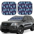 thumbnail image 1 of Balery Silhouette Cats Parasol para parabrisas de coche de 2 piezas | Parasol plegable para parabrisas delantero de coche para la mayoría de sedanes-Large, 1 of 6