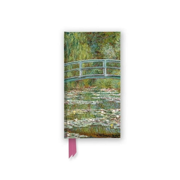 Flame Tree Slimline Journals Claude Monet: Bridge Over a Pond of Water Lilies (Foiled Slimline Journal), (Hardcover)