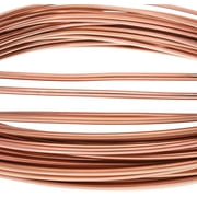 The Beadsmith Anodized Aluminum Wire – 12 Gauge – 39 feet – Copper Color – Bendable Craft Wire Used to Jewelry Making, Wire Wrapping, Sculpting, Floral, Modeling and Other DIY Arts & Crafts