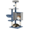 thumbnail image 1 of PawHut 48" Cat Tree with Condo, Hammock, Perch, Sisal Scratching Posts, 1 of 10