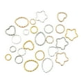 thumbnail image 1 of 96pcs Geometric Designed Ear Pendant DIY Hollow Charms Earrings DIY Accessories, 1 of 9