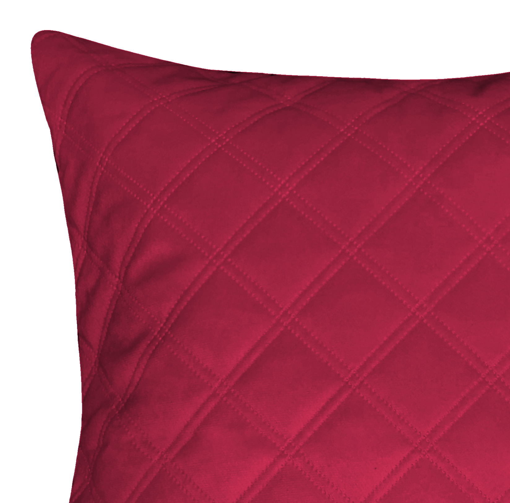 Emerson Velvet Embossed Throw Pillow 18x18 Red