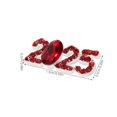 thumbnail image 2 of Red Alloy Nail Charms 5Pcs for Decoration 2025-Shaped Nail Art Charms, 2 of 4