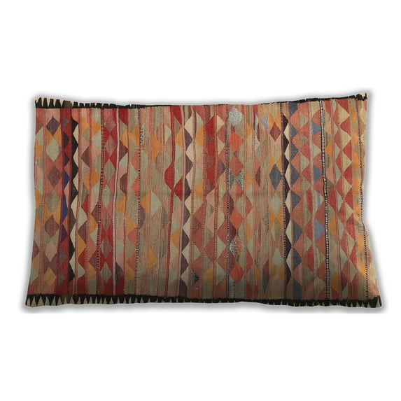 Ahgly Company Indoor Rectangular Contemporary Lumbar Throw Pillow, 13 inch by 19 inch