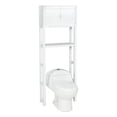 thumbnail image 3 of Inval America 2-Door Resin Bathroom Over-the-Toilet Storage Cabinet in White, 3 of 4