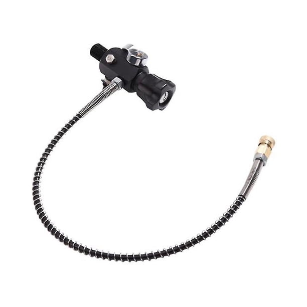 Pcp tanque Gau válvula de carga Ing Stat adaptador con 400bar 6000psi Gau 50cm manguera,m1