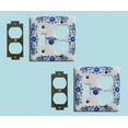 thumbnail image 2 of Switch Plate White Delft Porcelain Toggle/Outlet Pack of 2 Renovators Supply, 2 of 2