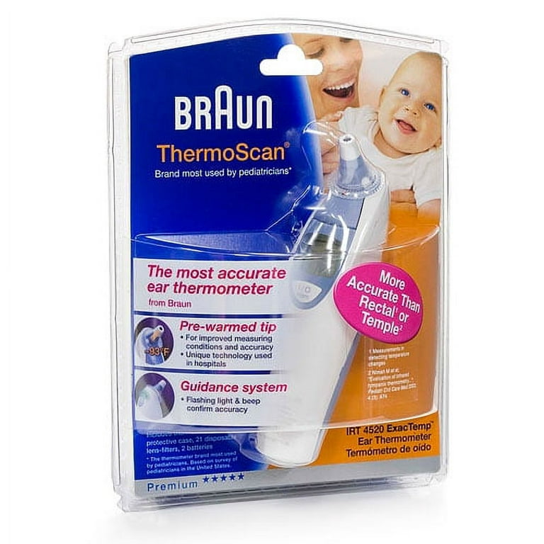 Braun Ear Thermometer IRT3520 - How to Take a Temperature 