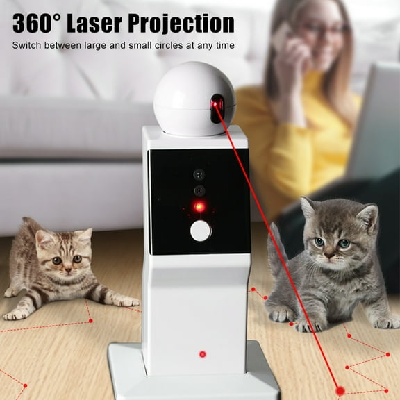Cat Toy Robot Interactive Pointer For Cats Automatic  Toy For Cats