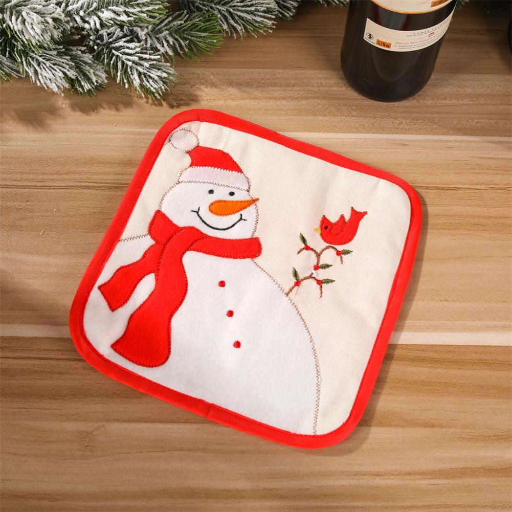 Oven Mitts and Potholders Christmas Cute Santas Belt Design Baking Set BBQ Gloves-Oven Mitts and Pot Holders Funny Cooking Gloves for Christmas Party Home Cooking Baking Grilling Oven Microwave