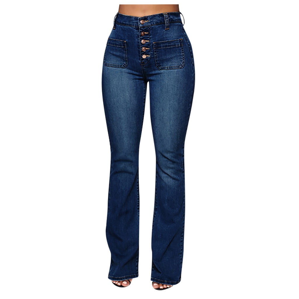 mid waist flare jeans