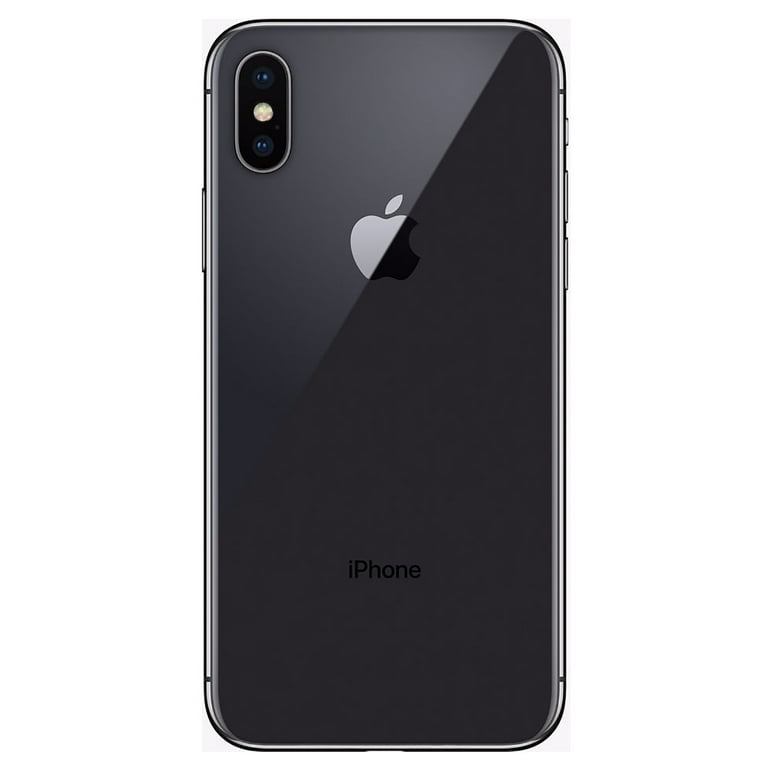 Restored Apple iPhone X - Fully Unlocked - 64 GB Space Gray (Refurbished)