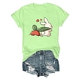 thumbnail image 4 of Easter womens shirts Trendy Workout T Shirts Fashion Athletic Plus Size Summer Short Sleeve Tops short sleeve shirts for women, 4 of 4