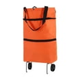 thumbnail image 1 of Bolsa de Compras con Ruedas Strade Fareast Limited Bolsa de Mano Plegable Tela Oxford Naranja, 1 of 8
