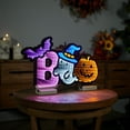 thumbnail image 3 of Melrose 53552DS 17 x 10 in. Acrylic UL Plug Halloween Boo Ekkolight, Purple, Orange & Black, 3 of 3