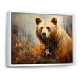 thumbnail image 2 of Designart "Boundary of the Bears I" Animals Floater Framed Wall Decor, 2 of 7