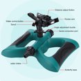 thumbnail image 5 of OKBY Aspersor de jardín - Aspersor de césped automático con rotación de 360 Grados, Sistema de riego por aspersión, Boquilla para riego de jardín o Verano, Juego al Aire Libre, Verde, 5 of 5