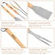 thumbnail image 4 of Inteprter 3 piezas de herramientas para parrilla de barbacoa, pinzas para acampar, tenedor, espátula con mango largo, comida, carne, Patios, restaurantes Cocina y Comedor Inteprter HA047915-00, 4 of 6