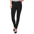 thumbnail image 2 of Hybrid & Company Women's Casual Solid Print Stretch Pant, Black XL, 2 of 6