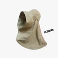 thumbnail image 4 of Women's Wide Brim Sun Hat Neck Flap Hiking Climbing Gray, 4 of 7